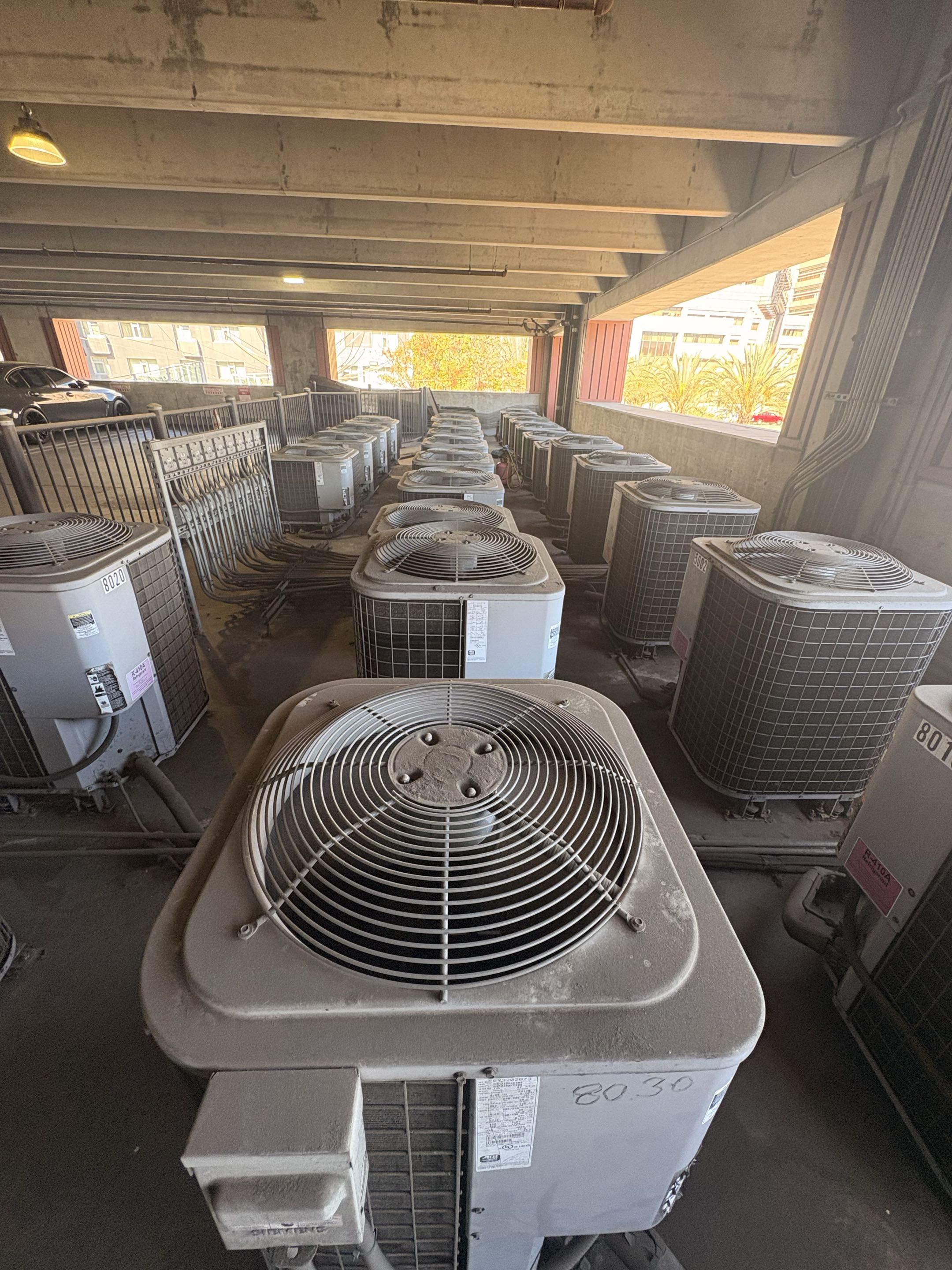 Commercial. Service call. Heat pump not cooling properly. Day & Night condenser unit. 
