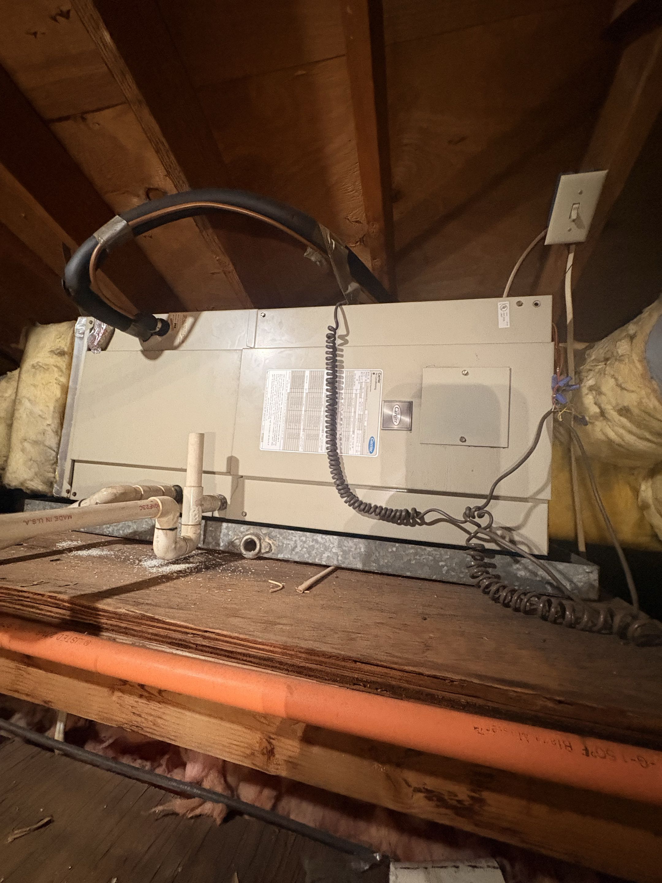 Commercial apt. Service call no cool. Carrier R-22. Perform service 