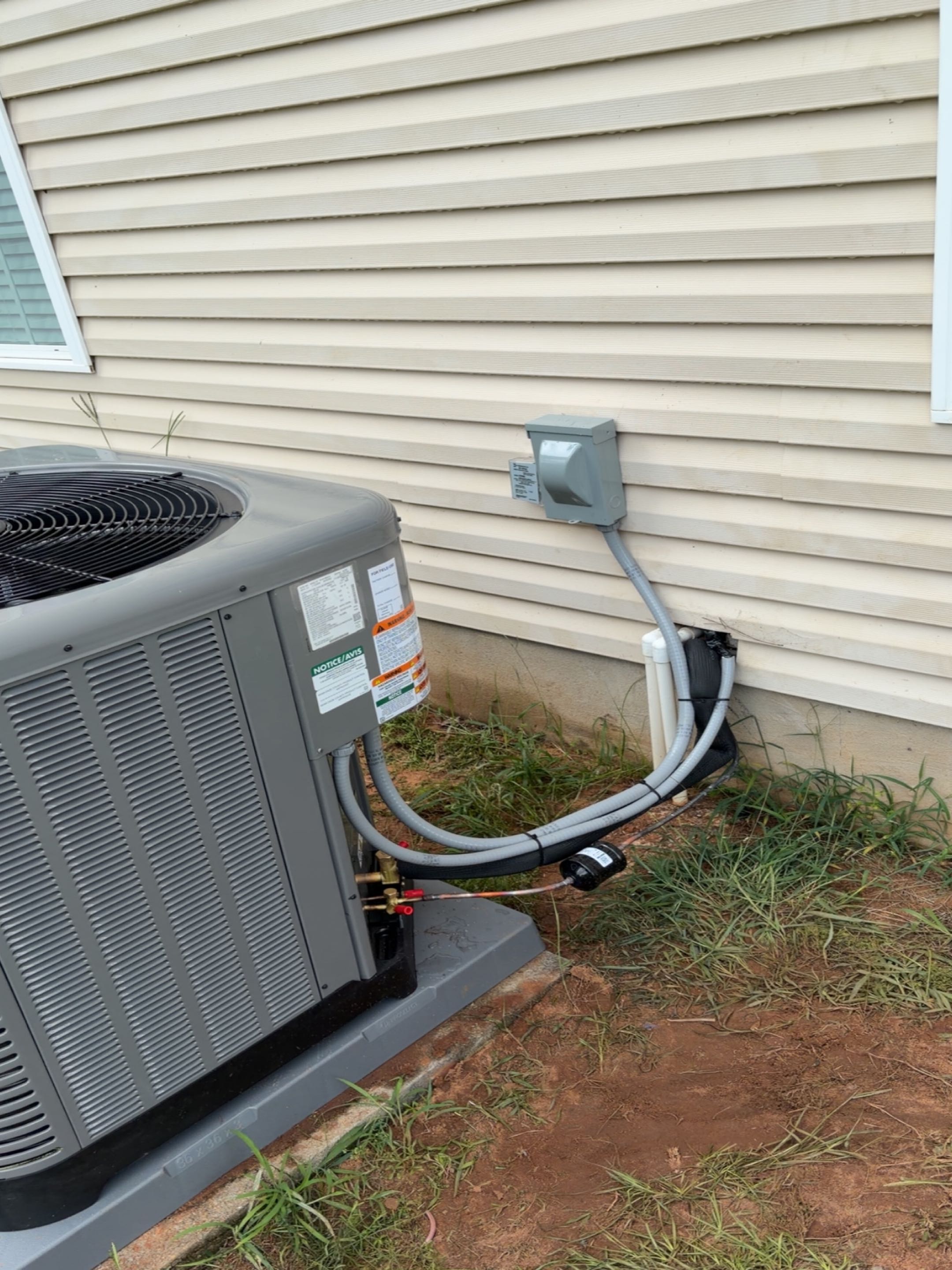 Installed Rheem system