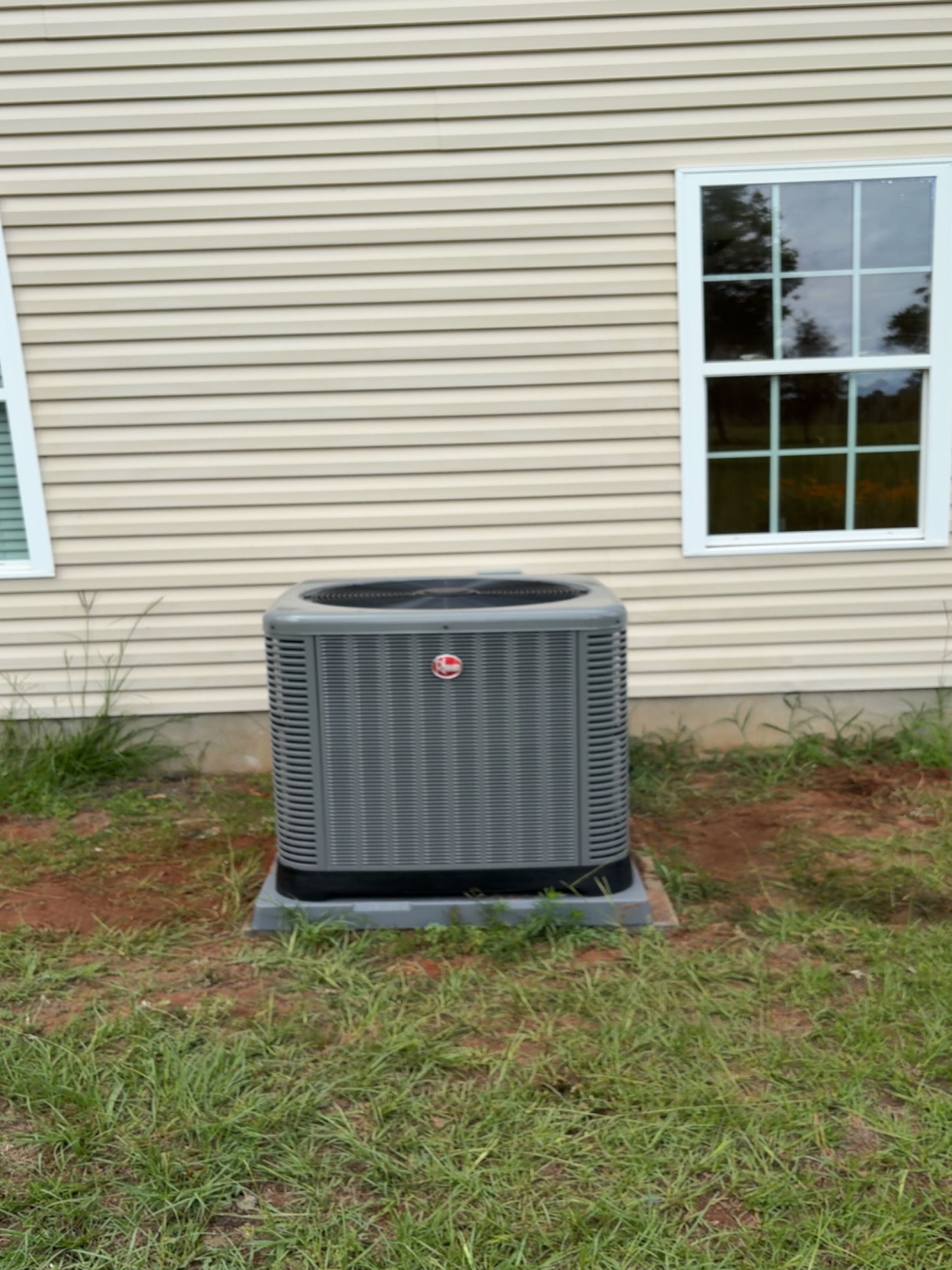 Installed Rheem system