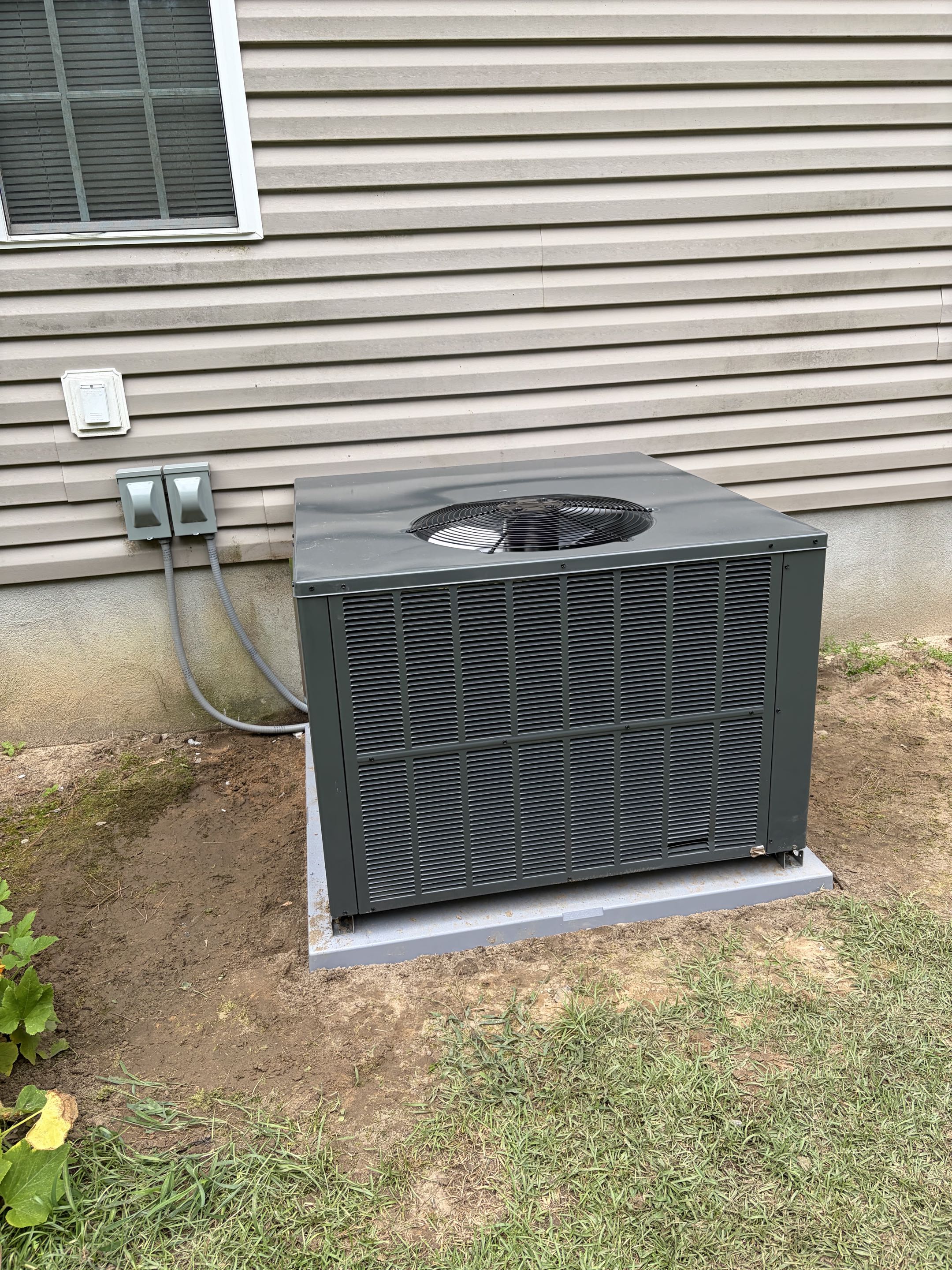 Installed Goodman package unit
