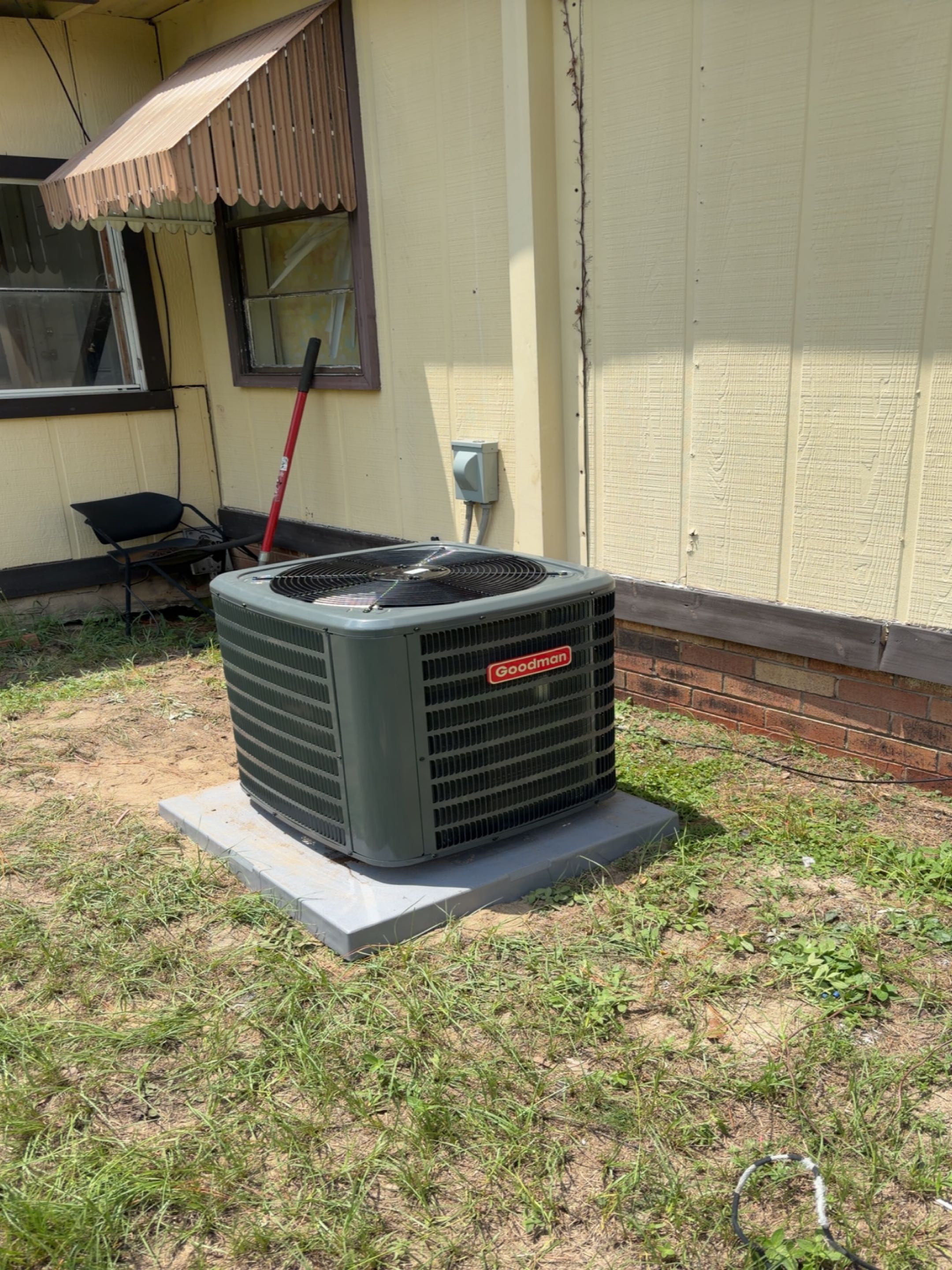 Installed split system