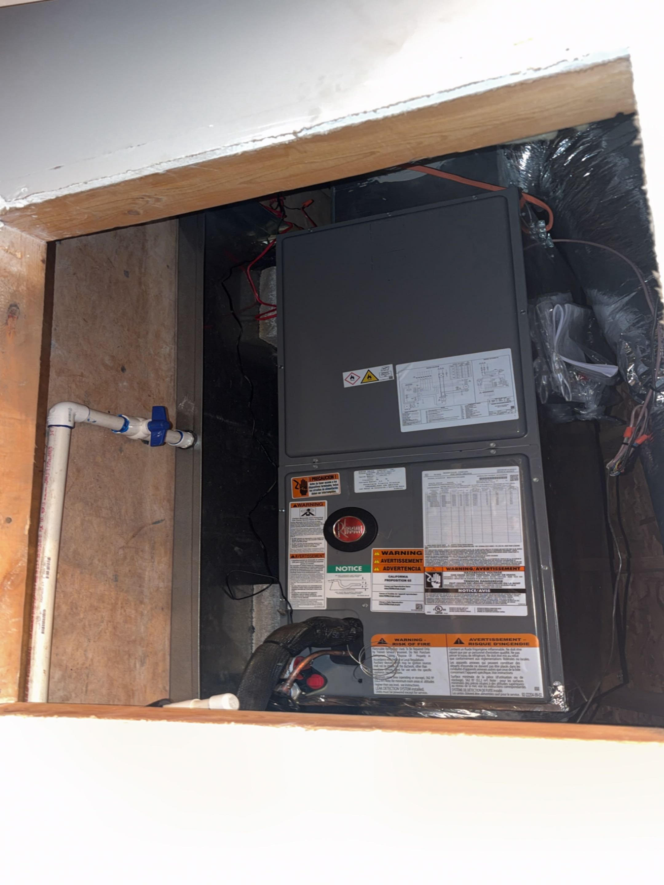 Installed two rheem sysytems 