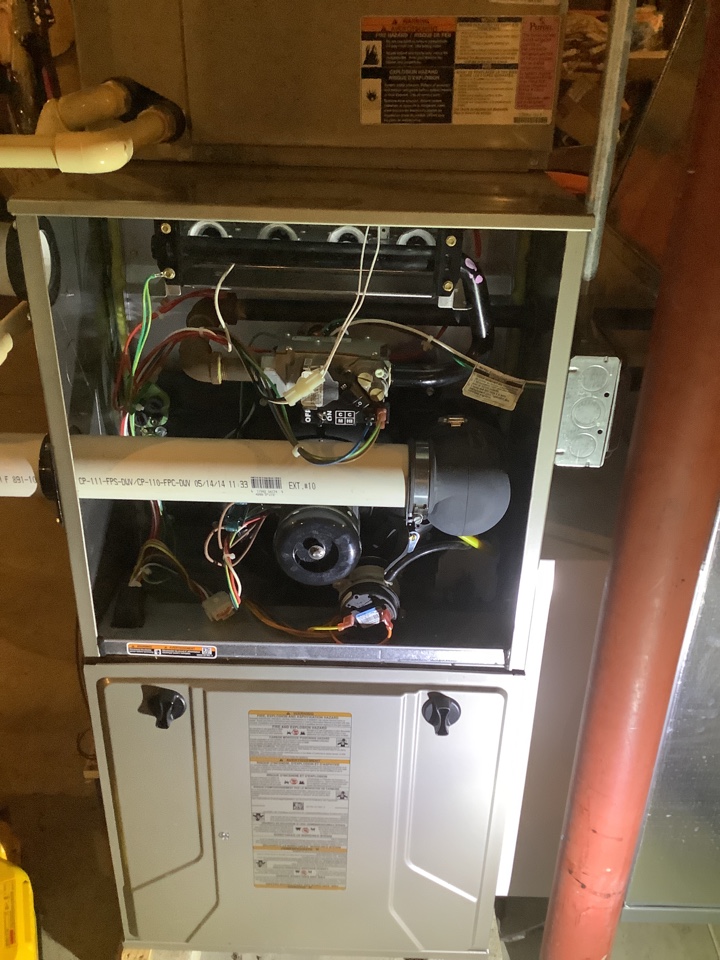 Cleaned and checked Bryant furnace 