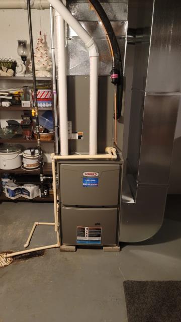 Install Lennox Furnace & AC