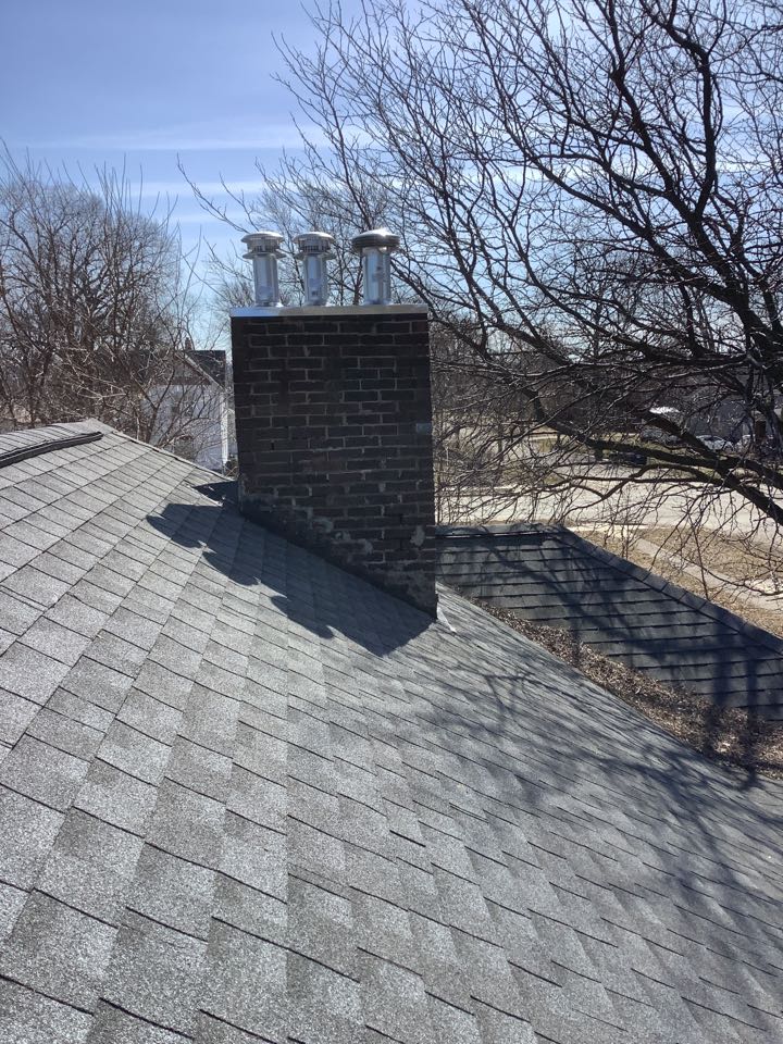 Replaced chimney cap