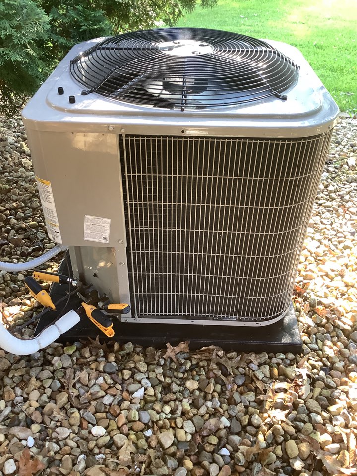 Cleaned and checked Bryant air conditioner 