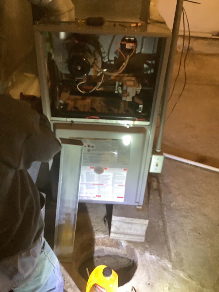 Furnace service on Day and Night furnace 