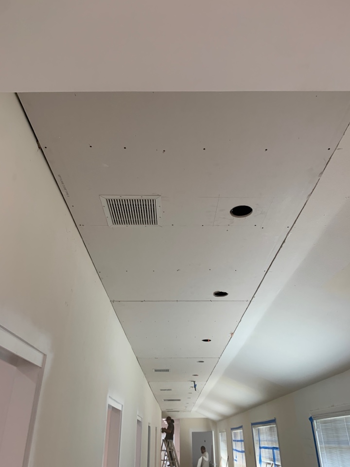 Malibu, CA - Finished installing in-set register. The final product will look even better once a skim coat is layer on the entire ceiling Malibu, CA - Finished installing in-set register. The final product will look even better once a skim coat is layer on the entire ceiling