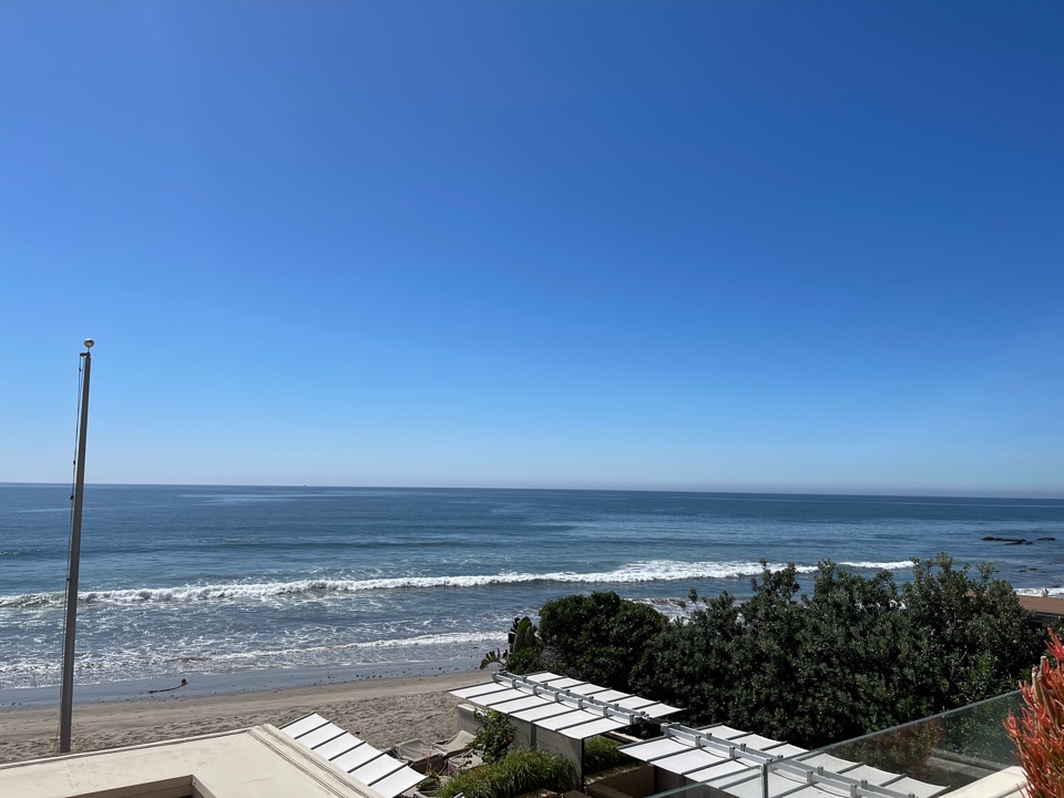 Malibu, CA - Enjoying the view while working Malibu, CA - Enjoying the view while working