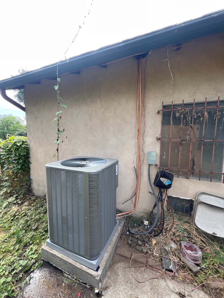 Altadena, CA - Condenser is set in place getting ready near Altadena Altadena, CA - Condenser is set in place getting ready near Altadena