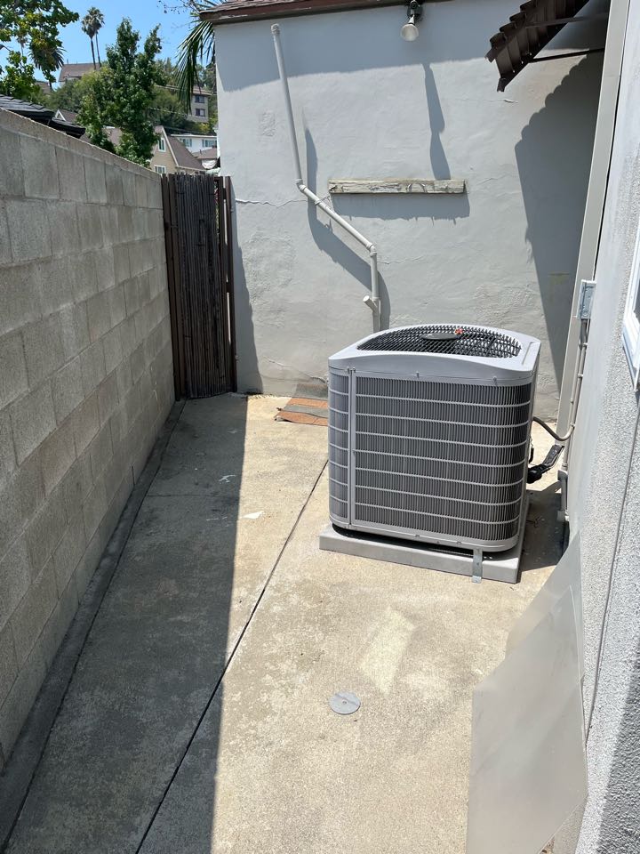 Going to be removing and replacing this split system coil and condenser only here in Alhambra 