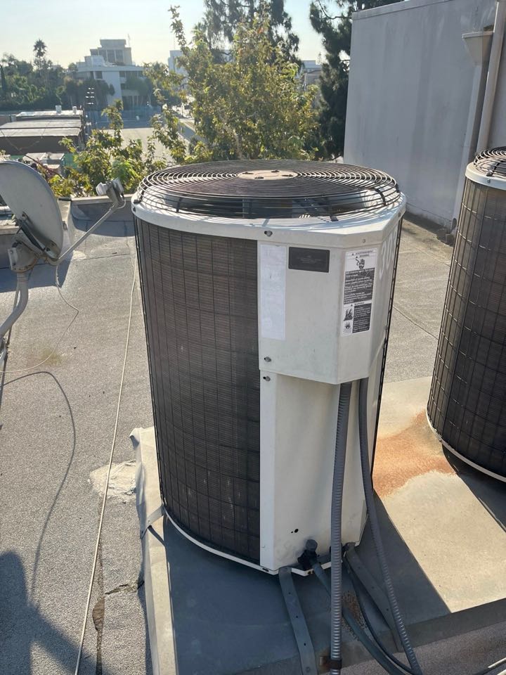 Changing out a coil and condenser only in an apartment here in Down Town LA 
