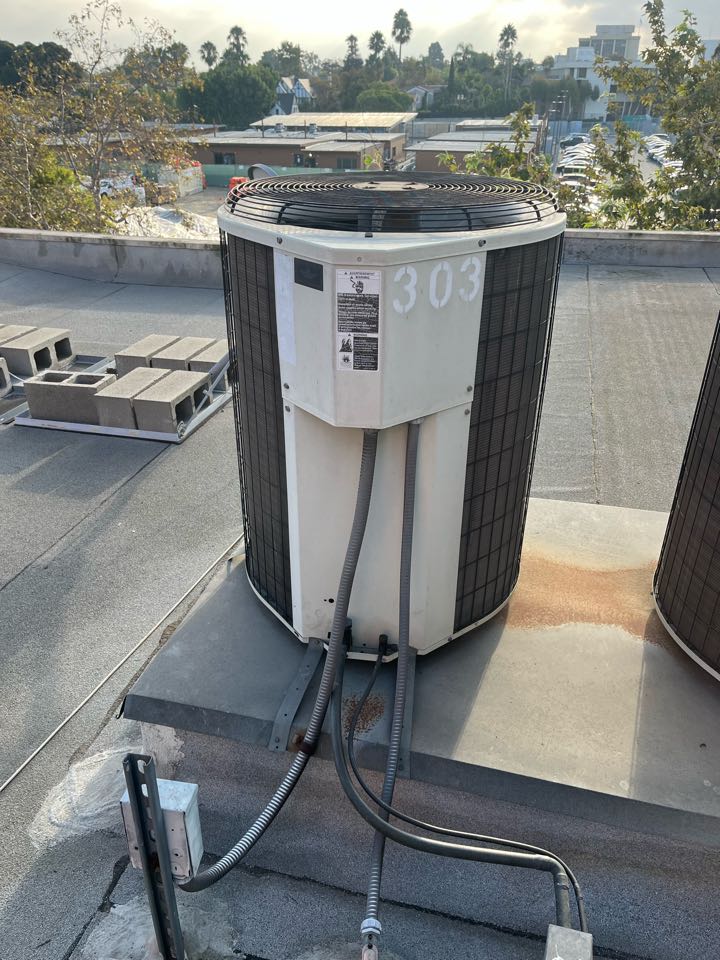 Changing out a coil and condenser only here in LA 