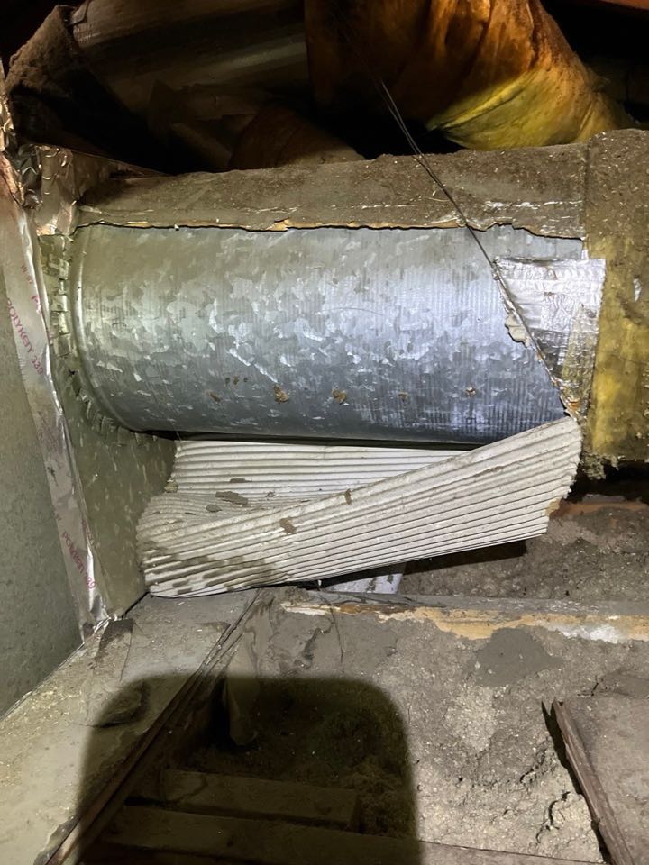 Going to be changing a split system with all new ducting . Found Asbestos that needs to be abaited before we start the job here in Pasadena 