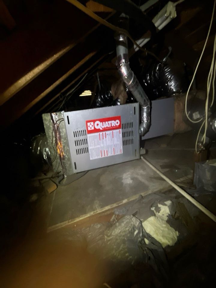 Going to be changing out this gas split system to a Mitsubishi heat pump here in LA 