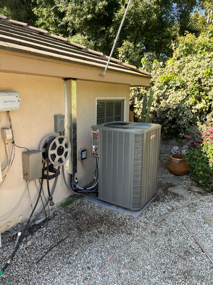Finished this split system install here in Altadena 
