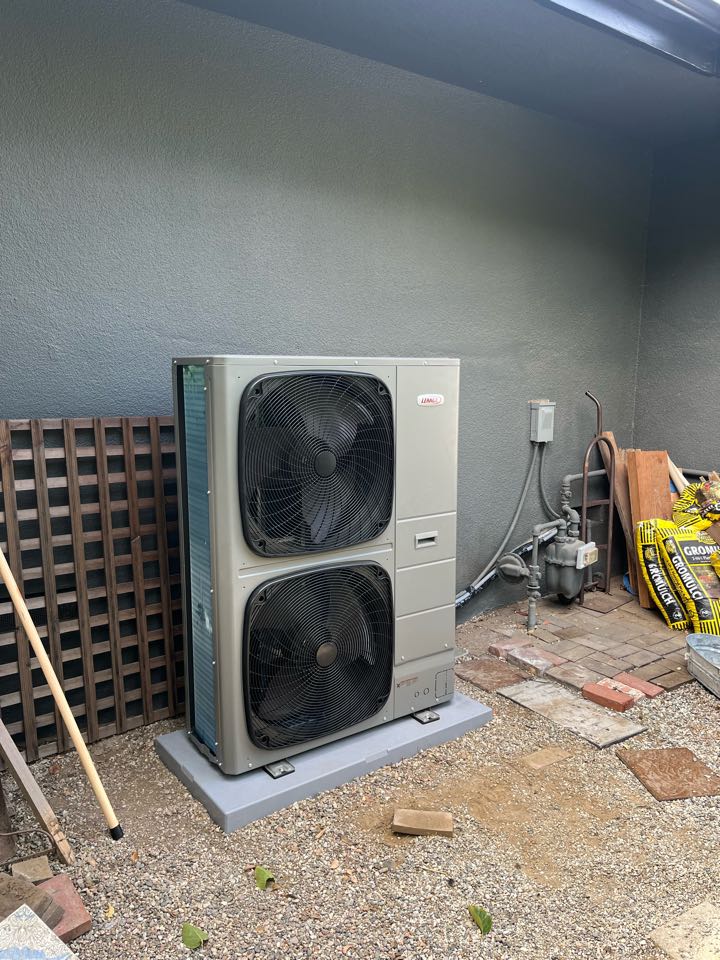 Almost finished installing this coil and condenser change out only . Installed the new Lennox Slim unit here in Studio City 