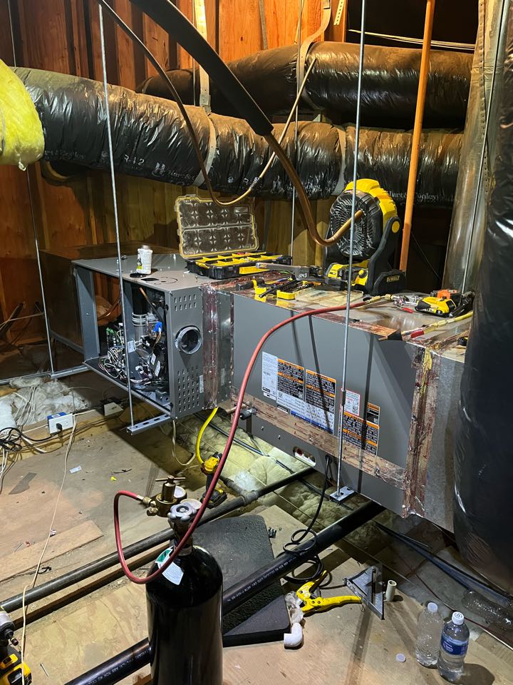 Installing 3 communicating systems equipment only here in La Canada Flintridge 