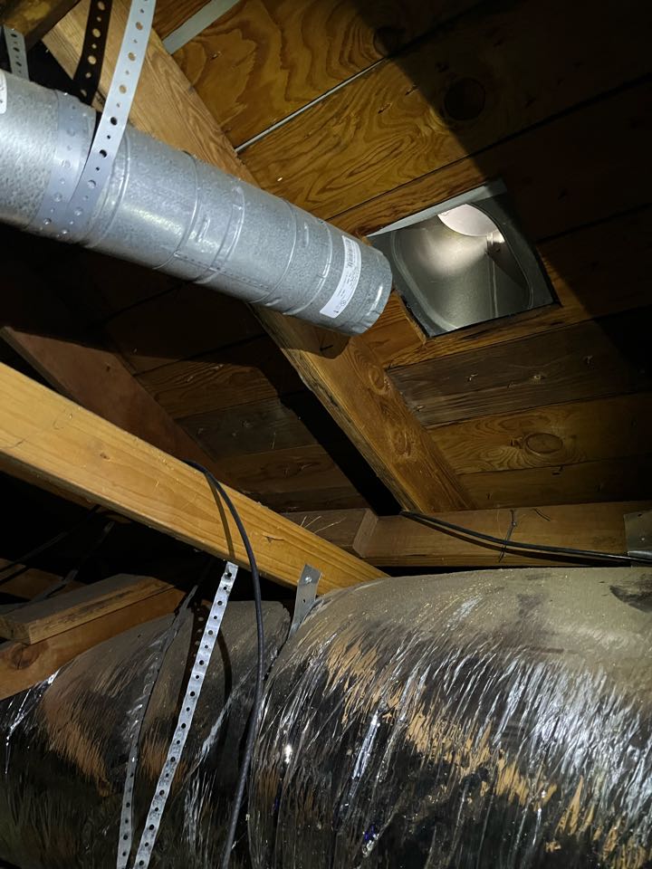 Need to fix some flu pipe that the roofers broke here in La Canada 