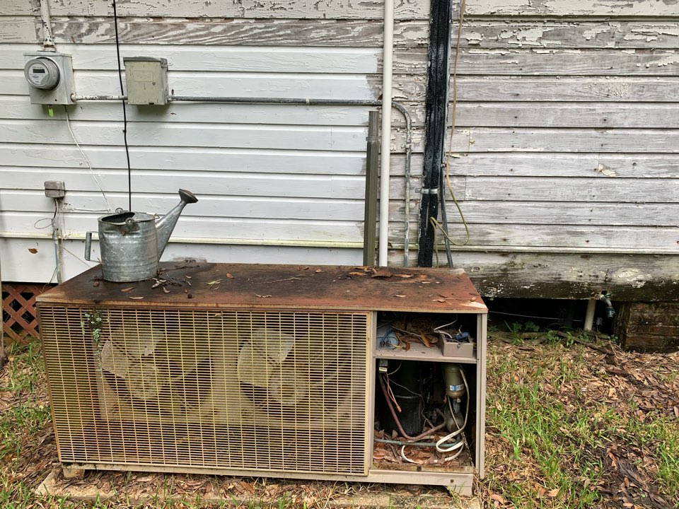 Working on this antique ac unit