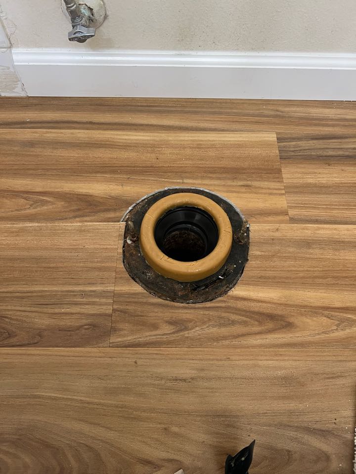 Plumber needed. Install Toilet. Wax Ring 