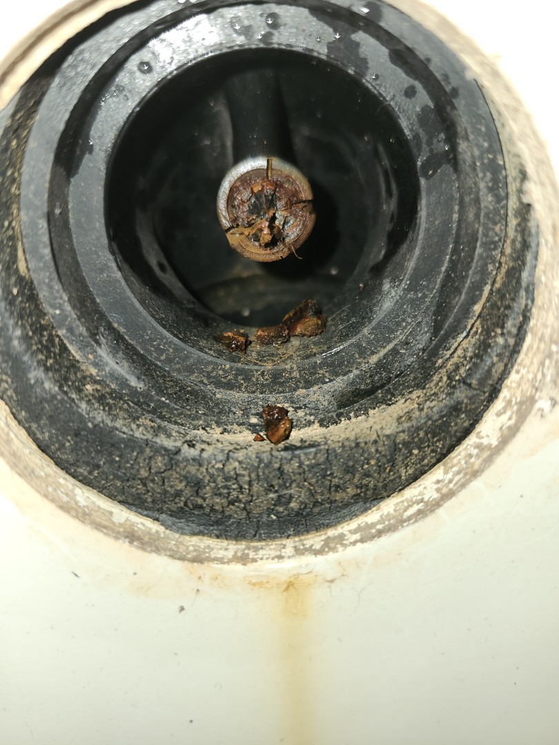 Waste and overflow metal plate cover replacement 