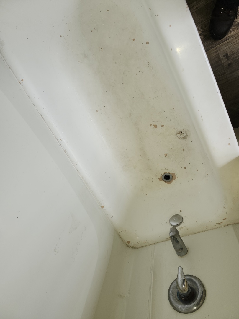 Clogged Back 2 back shower tubs 