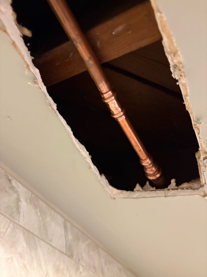 3/4 to 1/2 water line repair. Pontiac 