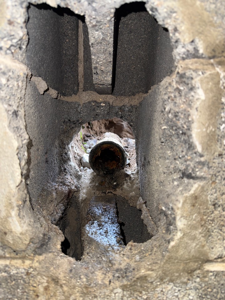 Inside outside sewer repair for kitchen drain line Livonia 