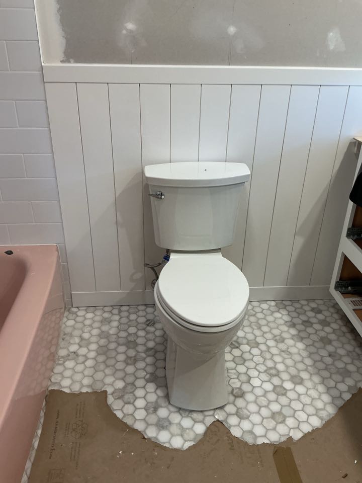 Installed 2 new toilets. Grosse pointe woods 
