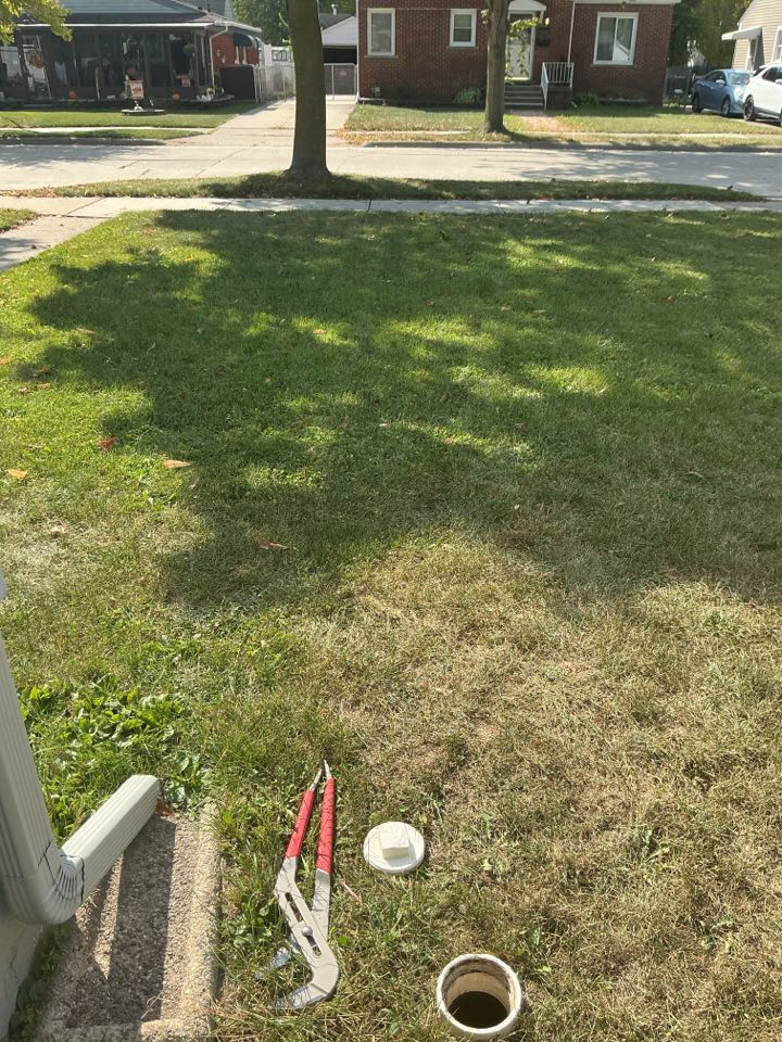 Estimate to repair sewer in Mt. Clemens