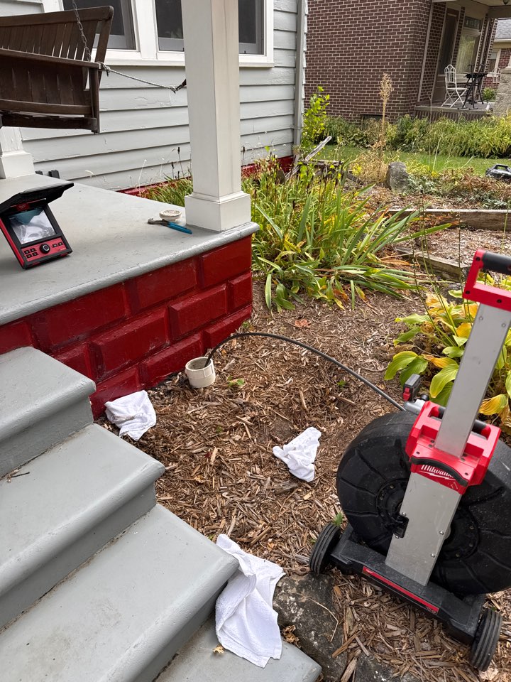 Inspected sewer line with camera in Mt Clemens 