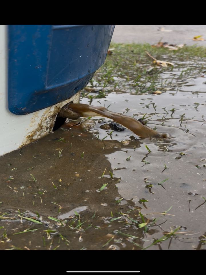 Removed old broken water tank berkley