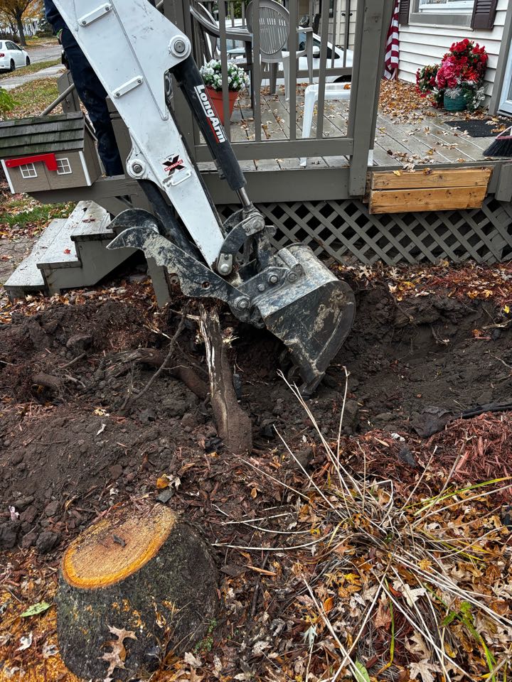 Removed section of main sewer drain hazel park