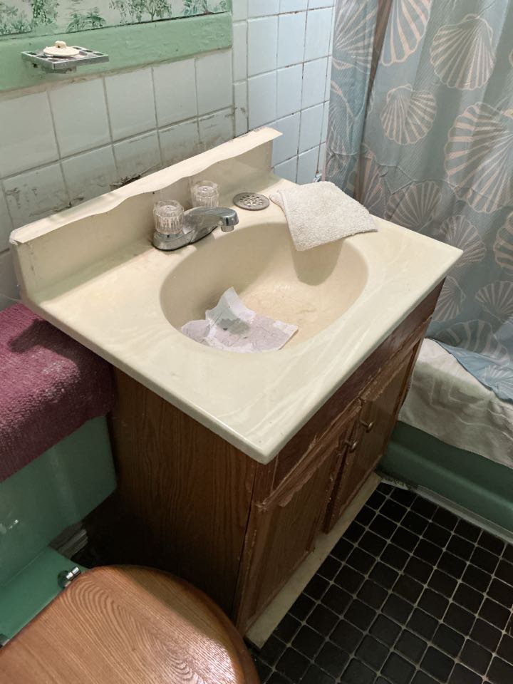 Estimate to replace vanity and bathroom faucet in Roseville