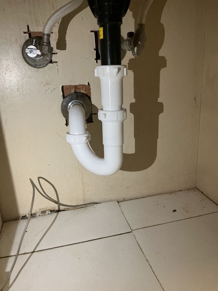 Installed new trap and pop up assembly for bathroom sink in Roseville