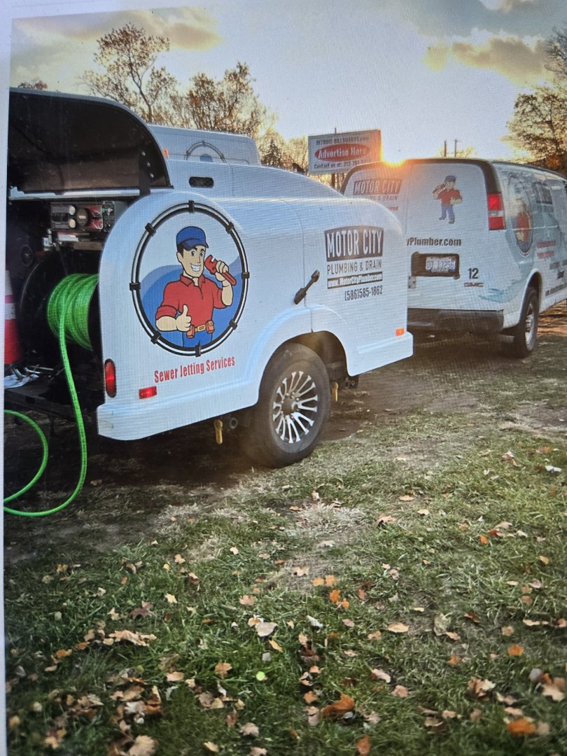 hydrojeted main line at outside cleanout. Detroit 