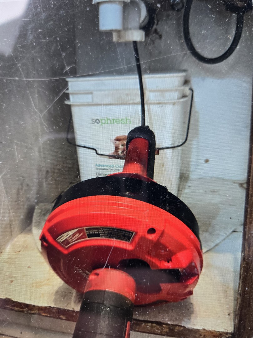 cabled through the kitchen drain line. Saint Clair Shores 