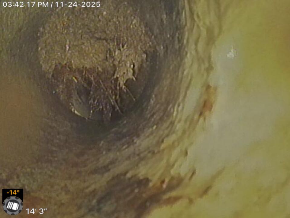 Video inspected sewer in hazel park