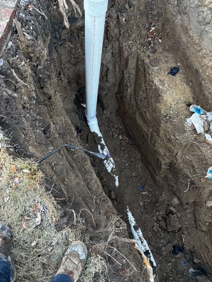 Installed new section of main sewer drain Grosse Pointe Farms