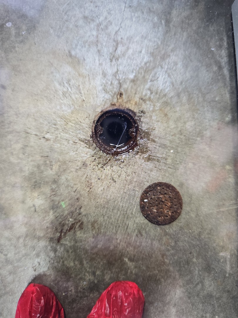 performed a high volume water test to the floor drain in laundry room. Saint Clair Shores 