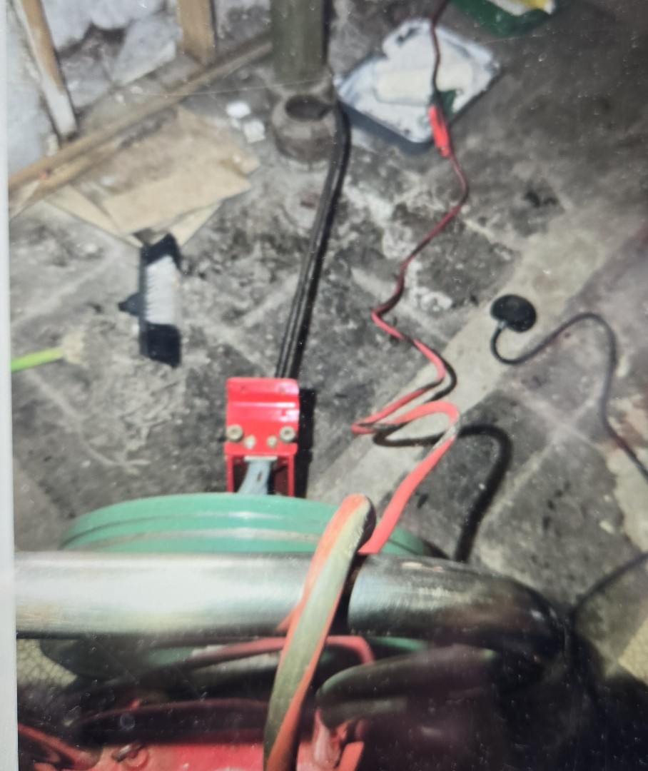 cabled through the main line at basement stack cleanout. Detroit 