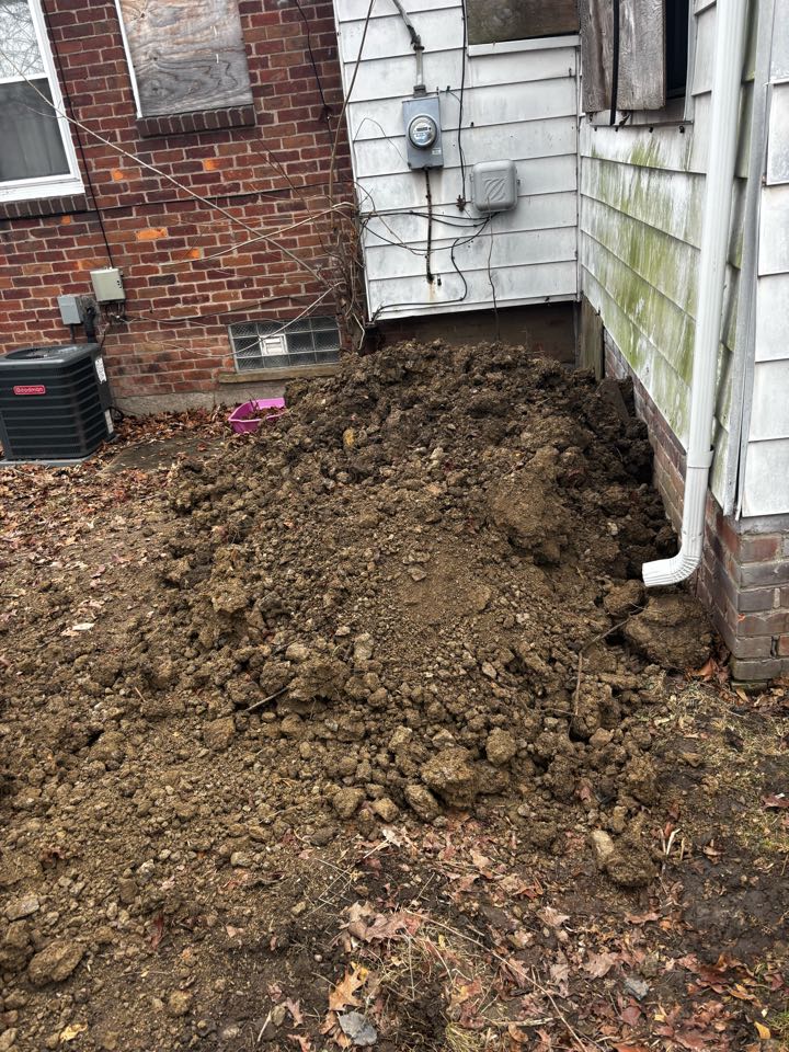 Backfilled hole Detroit
