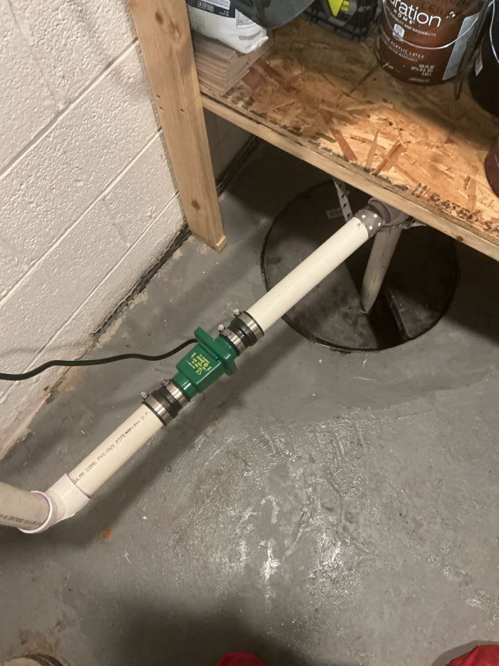 Replaced sump pump and installed new pump in Royal Oak