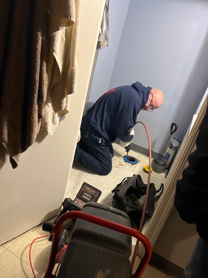 Backed up mainline in Clinton twp 