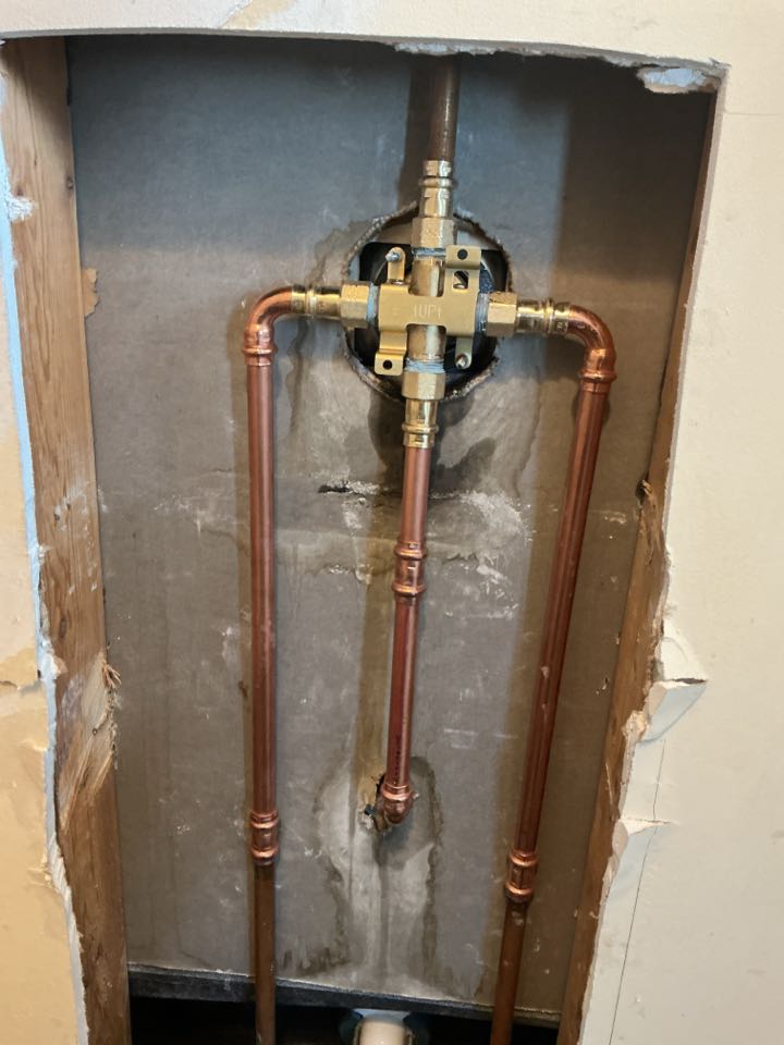 Installed new tub and shower valve in Macomb