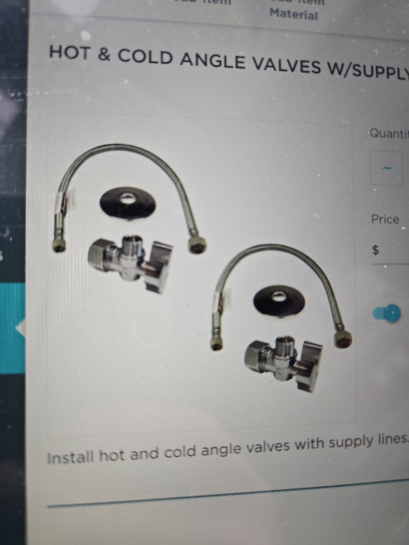 replaced the shut-off valves for under the kitchen sink. Detroit 