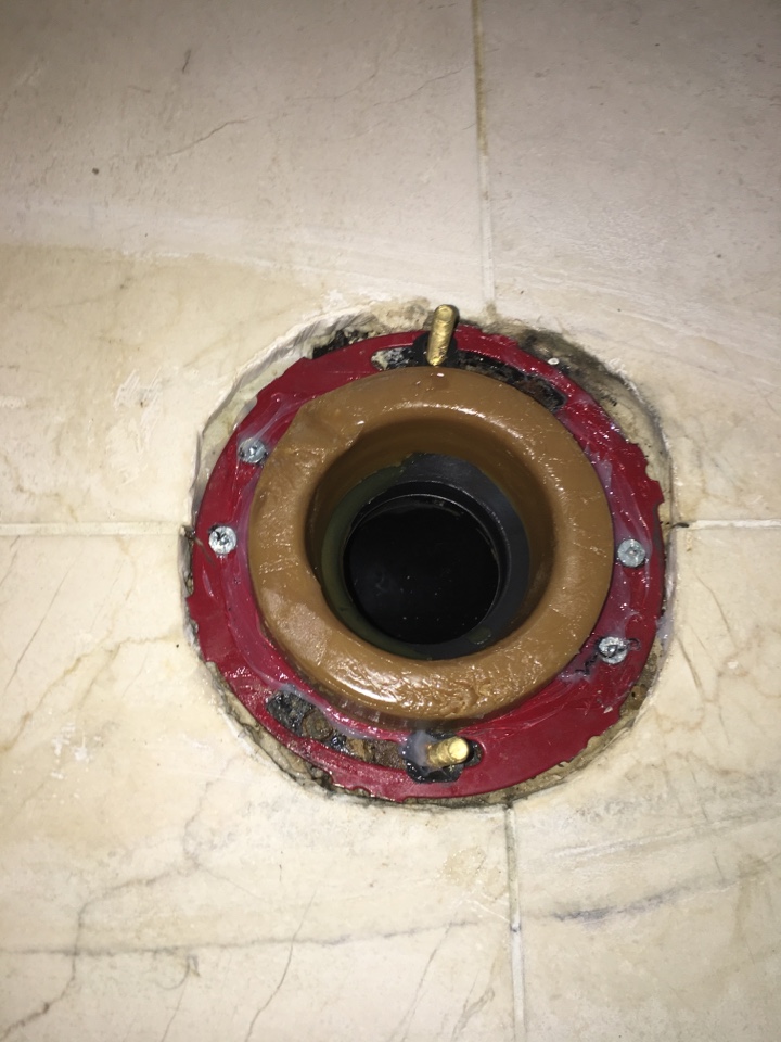 Mississauga, ON - Remove toilet repair flange reinstall toilet Mississauga, ON - Remove toilet repair flange reinstall toilet