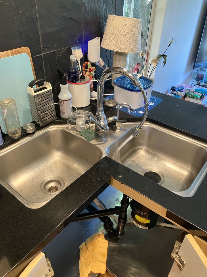 Whole house plumbing inspection and installed new kitchen faucet 